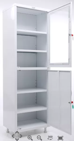 Медицинский шкаф ПРАКТИК HILFE МД 1 1760 R