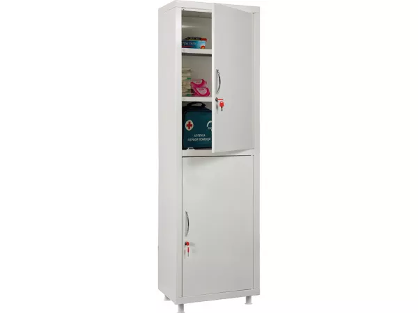 Медицинский шкаф ПРАКТИК HILFE МД 1 1650/SS